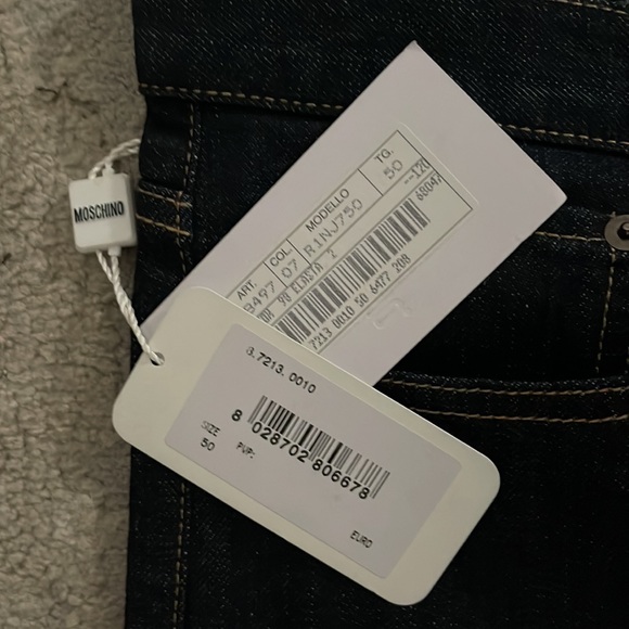 Moschino blue jeans size 50 us 34 - Picture 3 of 5